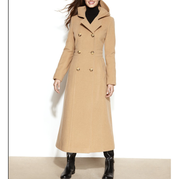 Anne klein wool maxi coat Clearance